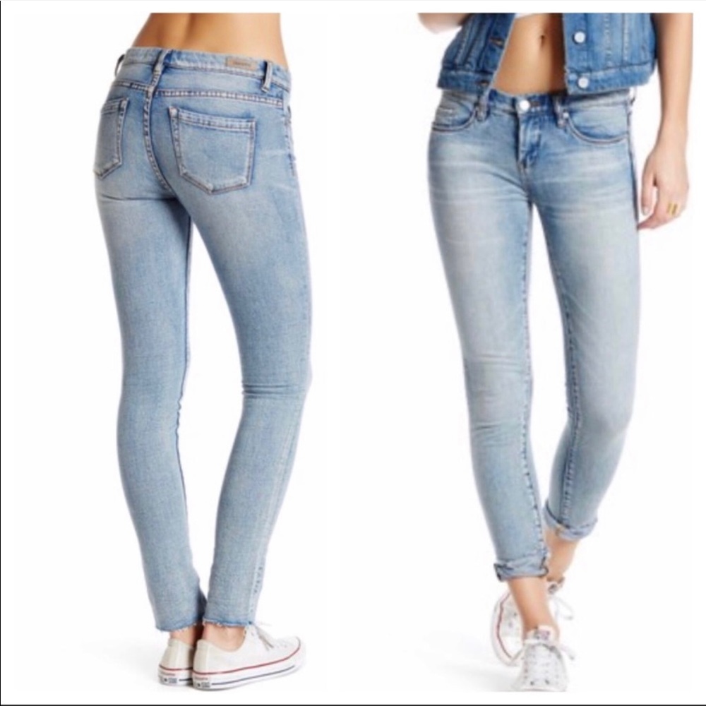 Blank NYC acid wash skinny jeans sz 25